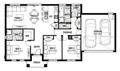 The Patch Estate - Wollert - Lot 801 Floorplan