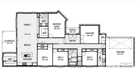Willow Estate - Gisborne - Lot 1624 Floorplan