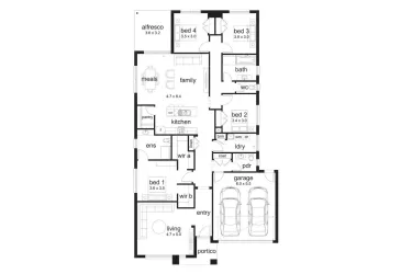 Yallarah Estate - Echuca - Lot 1405 Floorplan