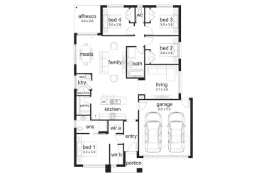 Yallarah Estate - Echuca - Lot 1407 Floorplan