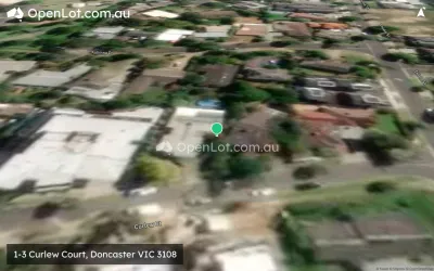 Satellite image for  1-3 Curlew Court, Doncaster VIC 3108