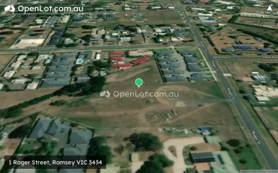 Satellite image for  1 Roger Street, Romsey VIC 3434