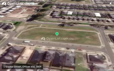 Satellite image for  1 Sophia Street, Officer VIC 3809