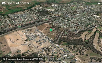 Satellite image for  10 Reservoir Road, Broadford VIC 3658