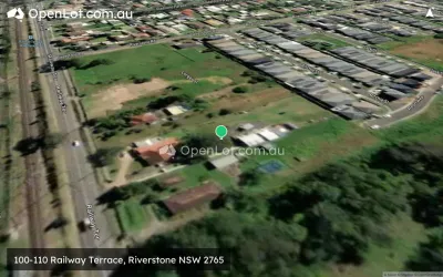 Satellite image for  100-110 Railway Terrace, Riverstone NSW 2765