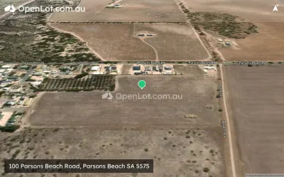 Satellite image for  100 Parsons Beach Road, Parsons Beach SA 5575