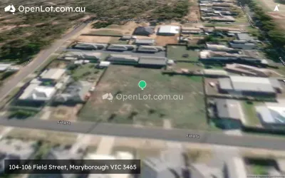 Satellite image for  104-106 Field Street, Maryborough VIC 3465