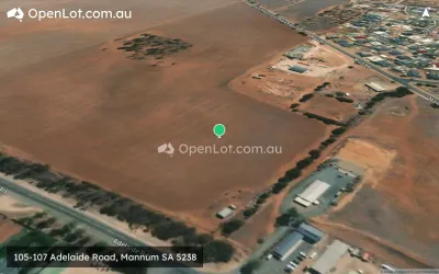 Satellite image for  105-107 Adelaide Road, Mannum SA 5238