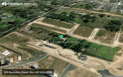Satellite image for  105 Boundary Road, Box Hill NSW 2765