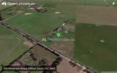 Satellite image for  105 Patterson Road, Officer South VIC 3809