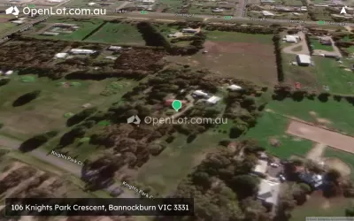 Satellite image for  106 Knights Park Crescent, Bannockburn VIC 3331