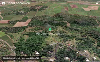 Satellite image for  108 Olletts Road, Habana QLD 4740