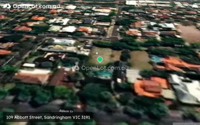 Satellite image for  109 Abbott Street, Sandringham VIC 3191