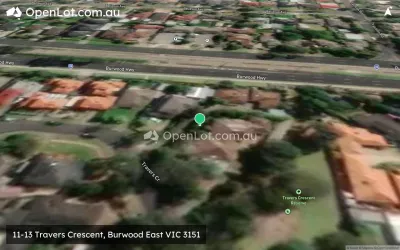 Satellite image for  11-13 Travers Crescent, Burwood East VIC 3151