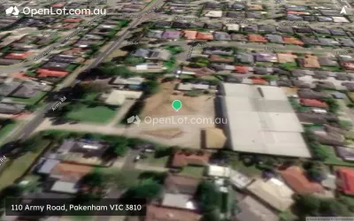 Satellite image for  110 Army Road, Pakenham VIC 3810