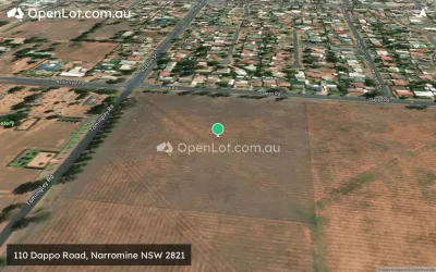 Satellite image for  110 Dappo Road, Narromine NSW 2821