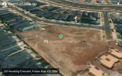 Satellite image for  110 Hawking Crescent, Fraser Rise VIC 3336