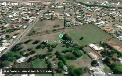 Satellite image for  12 & 30 Gahans Road, Kalkie QLD 4670