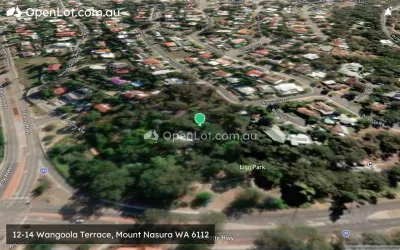 Satellite image for  12-14 Wangoola Terrace, Mount Nasura WA 6112