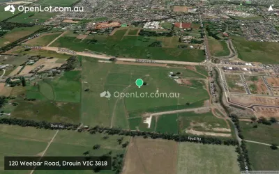 Satellite image for  120 Weebar Road, Drouin VIC 3818