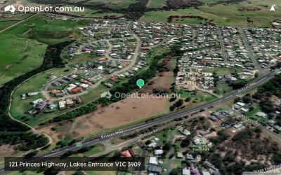 Satellite image for  121 Princes Highway, Lakes Entrance VIC 3909