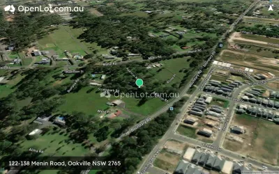 Satellite image for  122-138 Menin Road, Oakville NSW 2765
