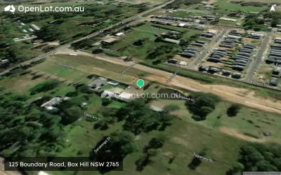 Satellite image for  125 Boundary Road, Box Hill NSW 2765