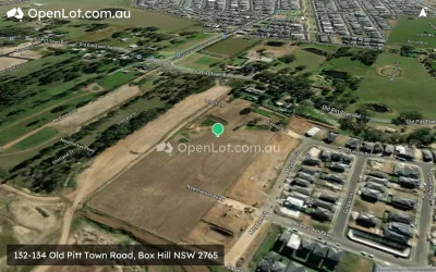 Satellite image for  132-134 Old Pitt Town Road, Box Hill NSW 2765