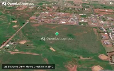 Satellite image for  133 Bowdens Lane, Moore Creek NSW 2340