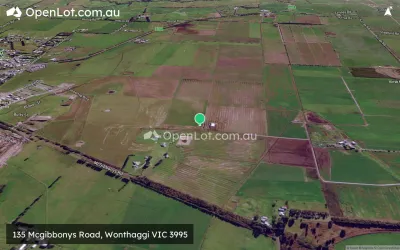 Satellite image for  135 Mcgibbonys Road, Wonthaggi VIC 3995