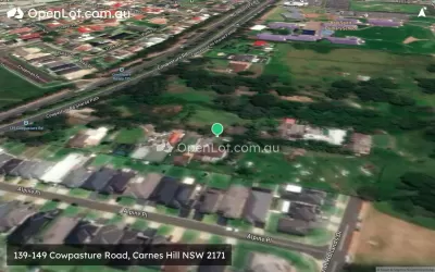 Satellite image for  139-149 Cowpasture Road, Carnes Hill NSW 2171