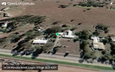 Satellite image for  14-24 Manuka Road, Logan Village QLD 4207