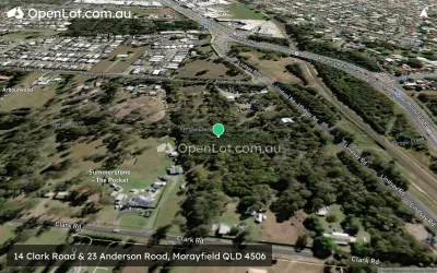 Satellite image for  14 Clark Road & 23 Anderson Road, Morayfield QLD 4506