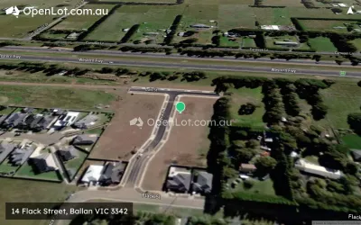 Satellite image for  14 Flack Street, Ballan VIC 3342