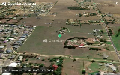 Satellite image for  141 Powerscourt Street, Maffra VIC 3860