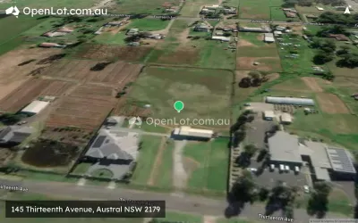 Satellite image for  145 Thirteenth Avenue, Austral NSW 2179
