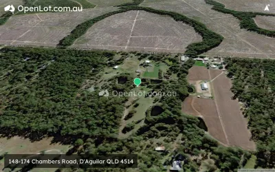 Satellite image for  148-174 Chambers Road, D'Aguilar QLD 4514