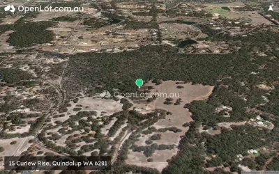 Satellite image for  15 Curlew Rise, Quindalup WA 6281
