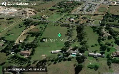 Satellite image for  15 Mason Road, Box Hill NSW 2765