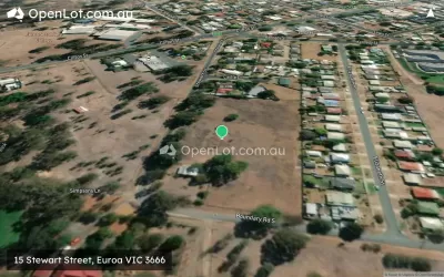 Satellite image for  15 Stewart Street, Euroa VIC 3666