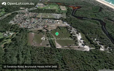 Satellite image for  15 Torakina Road, Brunswick Heads NSW 2483