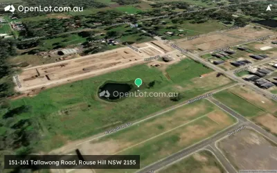 Satellite image for  151-161 Tallawong Road, Rouse Hill NSW 2155
