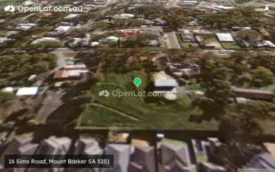 Satellite image for  16 Sims Road, Mount Barker SA 5251