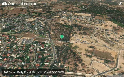 Satellite image for  168 Broad Gully Road, Diamond Creek VIC 3089