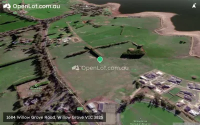 Satellite image for  1684 Willow Grove Road, Willow Grove VIC 3825