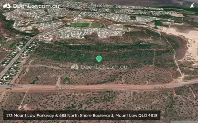 Satellite image for  173 Mount Low Parkway & 683 North Shore Boulevard, Mount Low QLD 4818