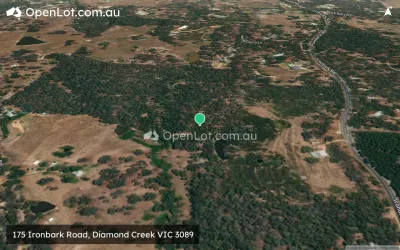 Satellite image for  175 Ironbark Road, Diamond Creek VIC 3089