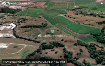 Satellite image for  175 Wardrop Valley Road, South Murwillumbah NSW 2484