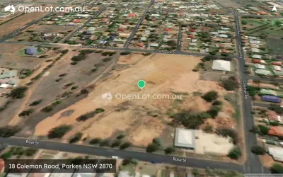 Satellite image for  18 Coleman Road, Parkes NSW 2870