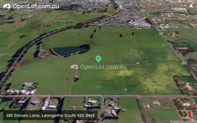 Satellite image for  185 Simons Lane, Leongatha South VIC 3953